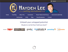 Tablet Screenshot of haydenlee.com